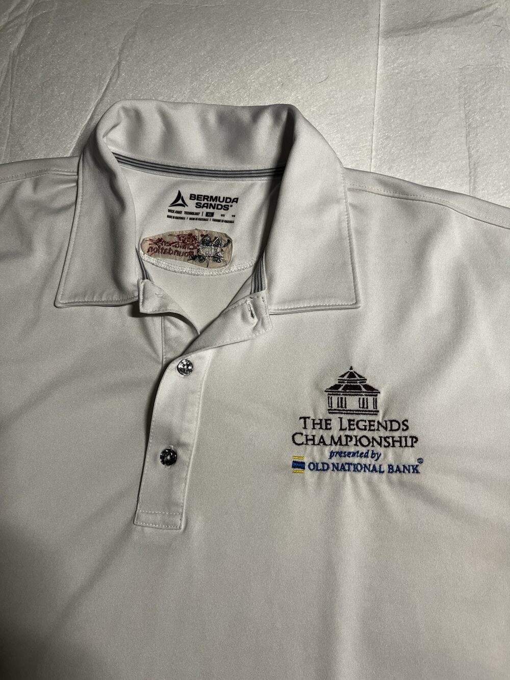 Bermuda Sands Legends Championship Golf Polo Men XL Pete Dye French Lick Riley